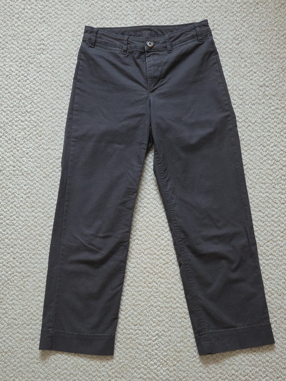 Old Navy Dark Gray Chino Ankle Pants